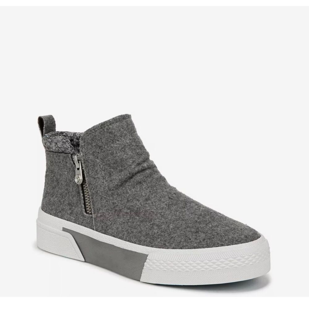 NWOB Blowfish Malibu Walkabout High-Top Sneaker Grey Flannel Women's 7.5 EUR 38